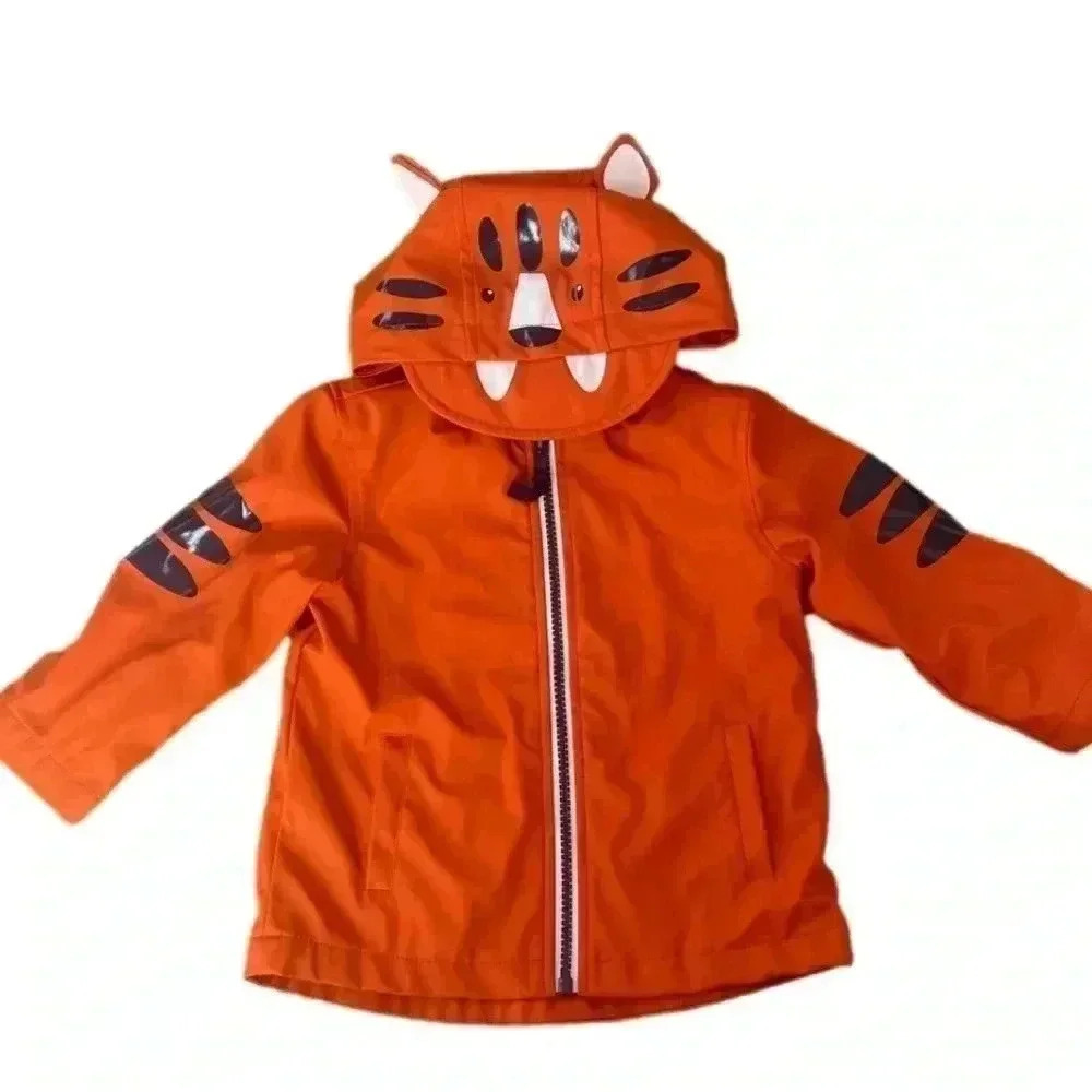 Little Me Tiger Rain Coat Size 18M Great Condition